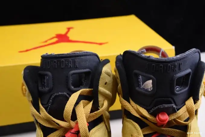 Cheap X 6 JORDAN YELLOW AIR SCOTT TRAVIS CN1084-300 0426